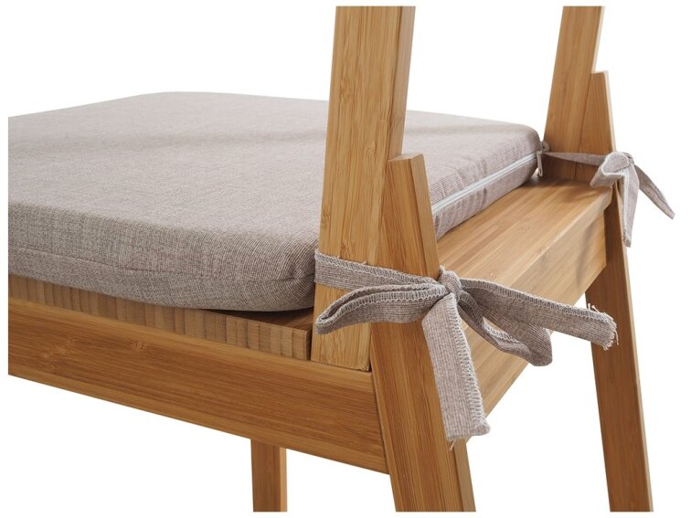 Sedák 40 x 40 cm se šňůrkami - Béžový