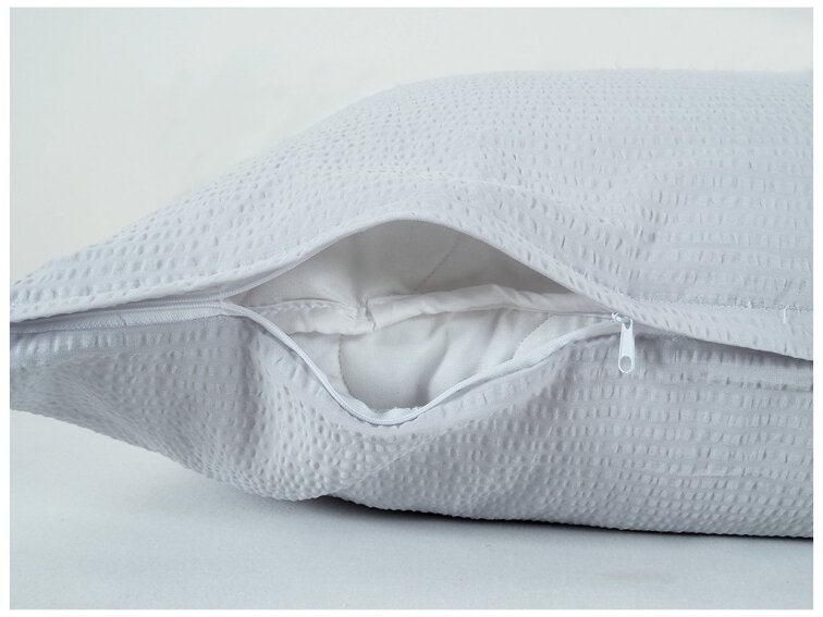 Povlečení jednobarevný KREP ZIP 140x200+70x90 - šedá