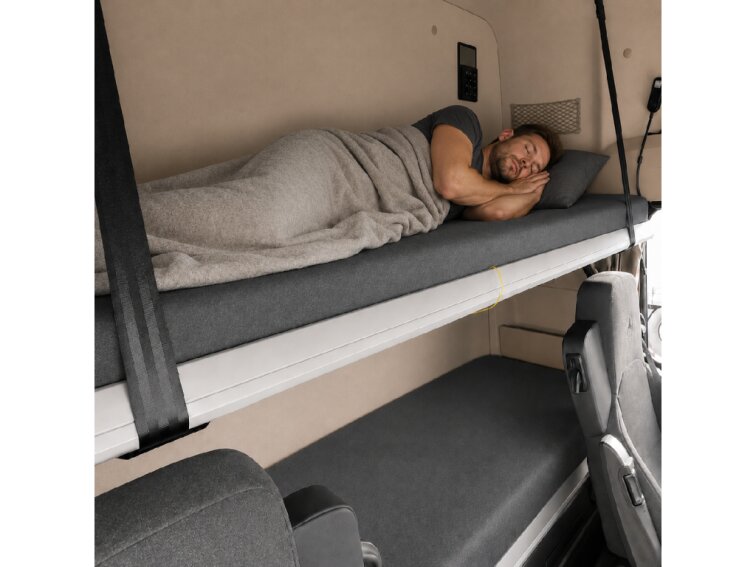 Prostěradlo pro MERCEDES ACTROS L procabim 2025 - X, horní lůžko 80x210x10cm - antracit