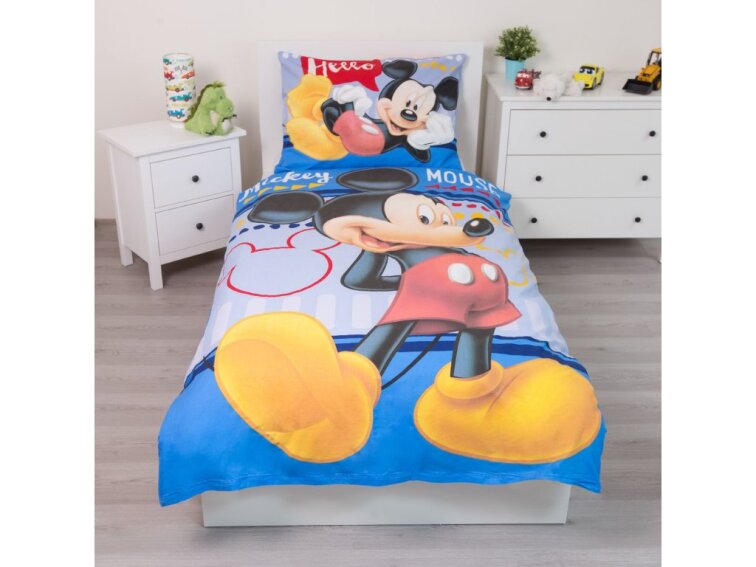 Povlečení Licenční 140x200+70x90 - Mickey 004 Hello