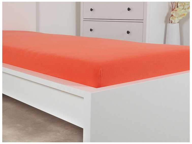 Prostěradlo Jersey bavlna IDEAL - Jahodová