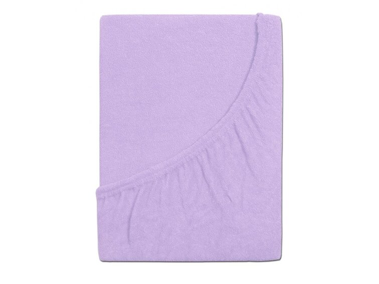 Prostěradlo FROTÉ dětské - Fialová