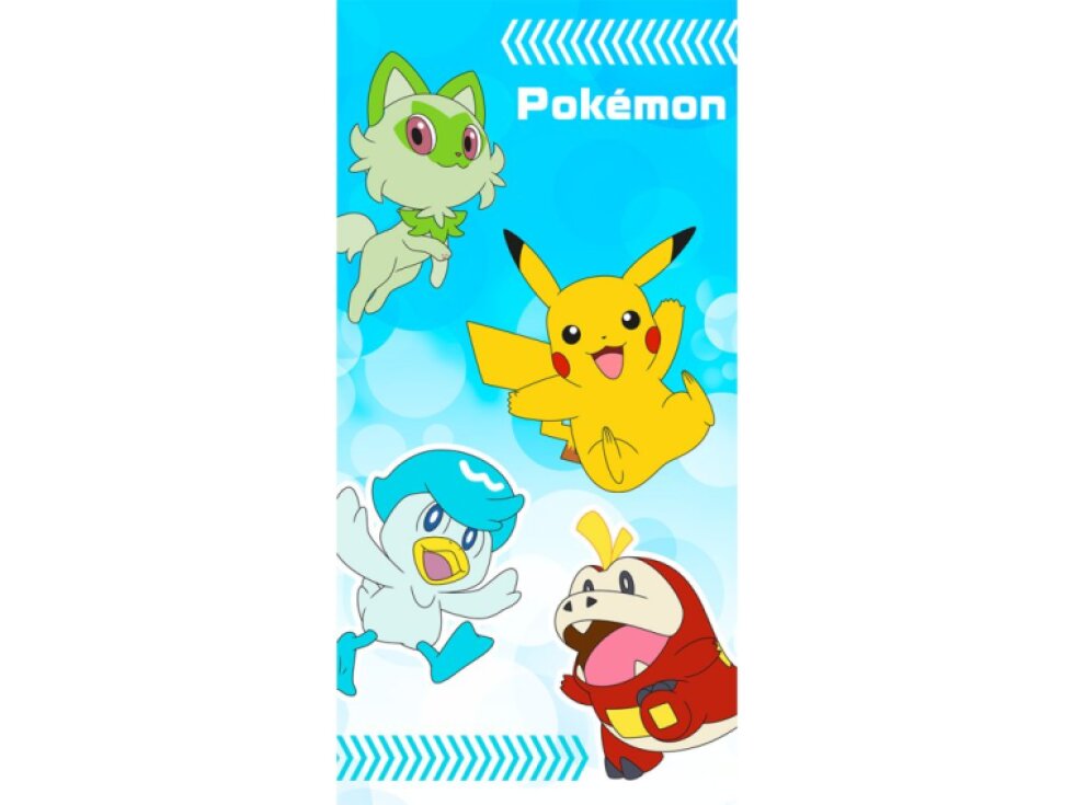 Dětská osuška 70x140 - Pokémon chyť je všechny