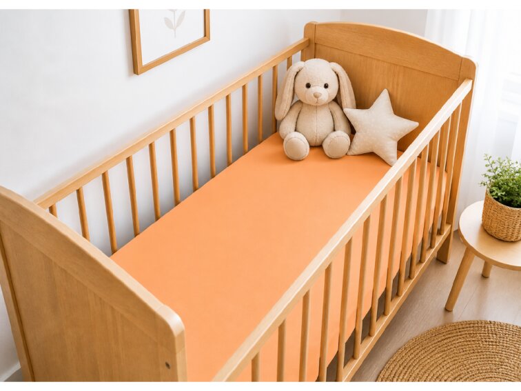 Dětské prostěradlo Jersey 60x120 II.jakost - lososová