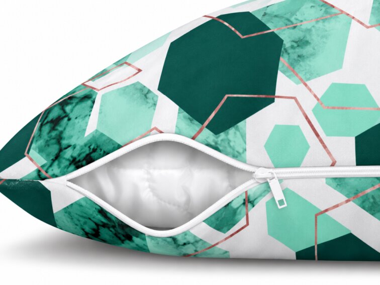 Povlečení DELUXE z bavlněného saténu 140x200+70x90 - Milagro Verde 009