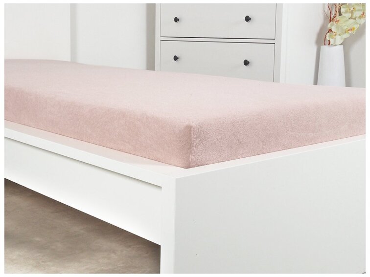 Prostěradlo Froté IDEAL - Starorůžová