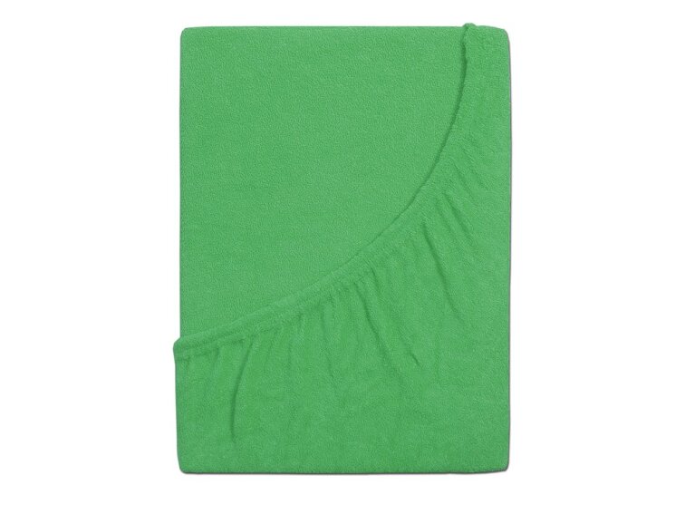 Prostěradlo FROTÉ dětské - Jarní zelená