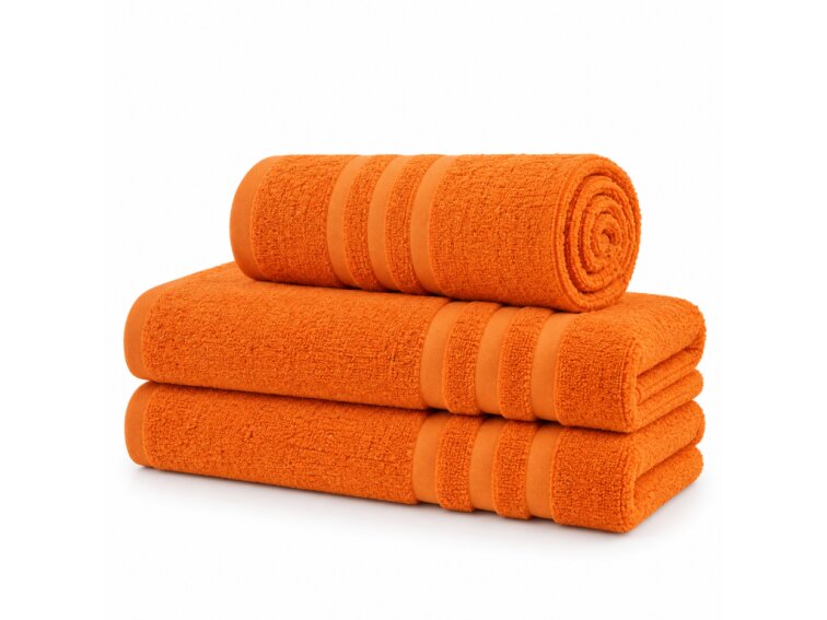 Bavlněná froté osuška 70x140 Classic - Oranžová