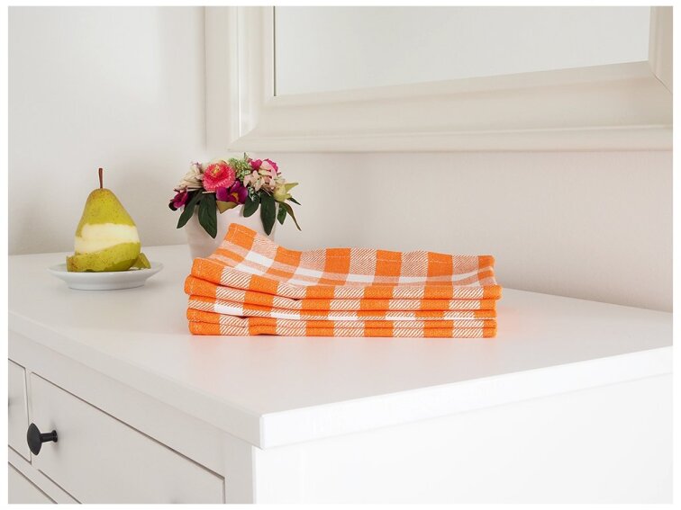 Kuchyňská utěrka KARIN 50x70 - Oranžová