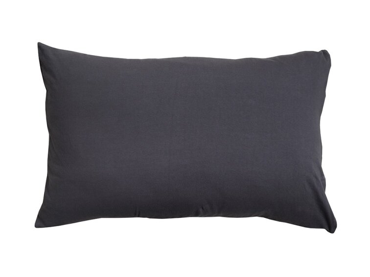 Povlak na visco polštář Jersey 45x75 cm - antracit