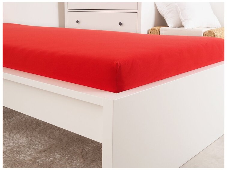 Prostěradlo JERSEY dětské - Červená