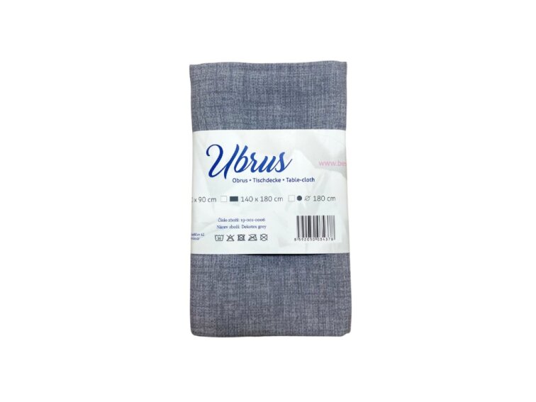 Ubrus DEKOTEX - šedý