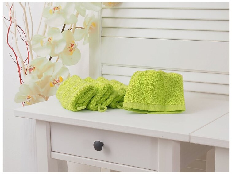 Žínka froté 15x24 Classic - Pistáciově zelená