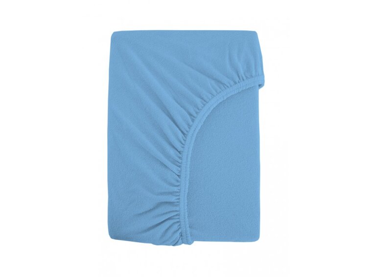 Prostěradlo Froté IDEAL - Nebeská modrá