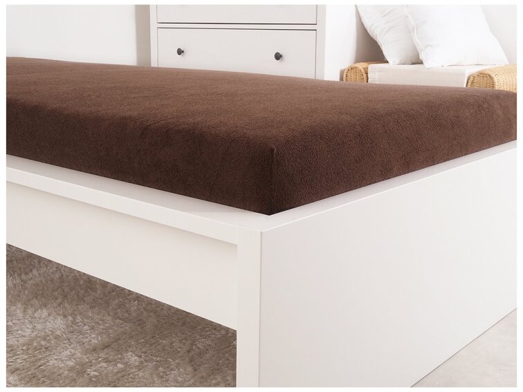 Prostěradlo FROTÉ dětské - Tmavá hnědá