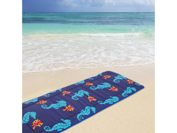 Plážové lehátko v ruličce - mořský koník