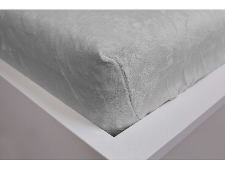 Mikroflanelové prostěradlo EXCLUSIVE - šedá