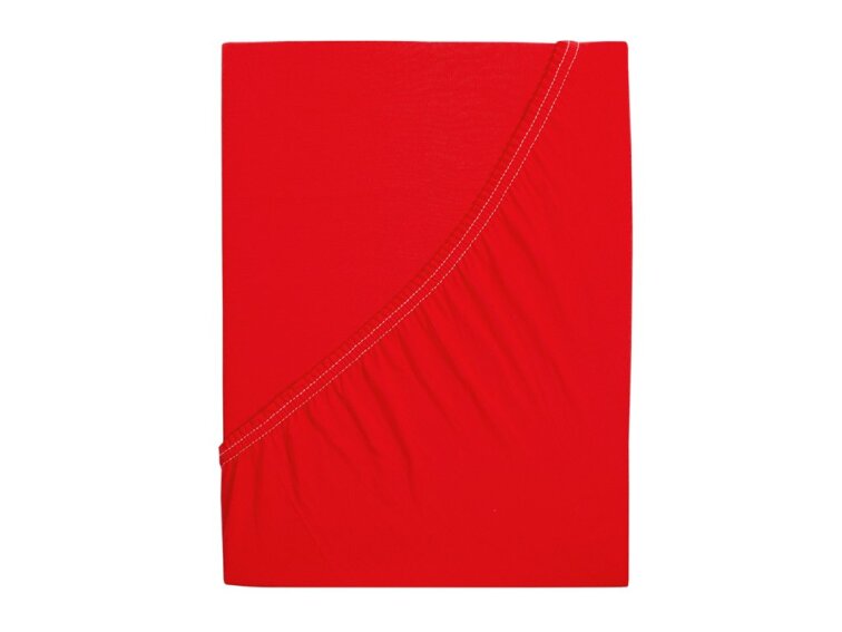 Prostěradlo JERSEY dětské - Červená