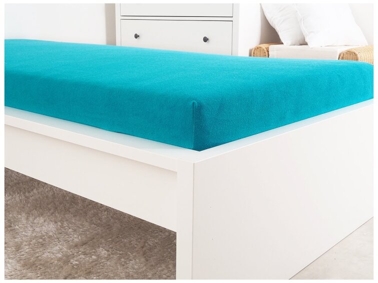 Prostěradlo FROTÉ dětské - Modrý tyrkys