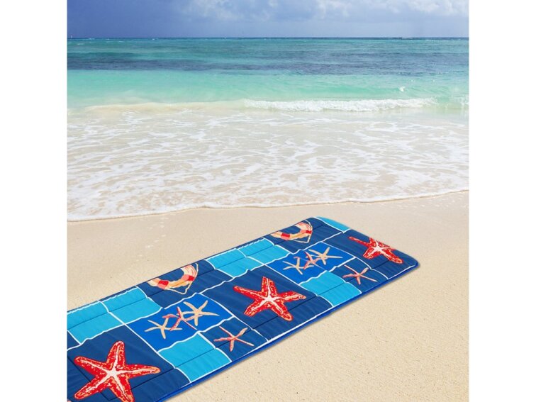 Plážové lehátko v ruličce - mořský maják