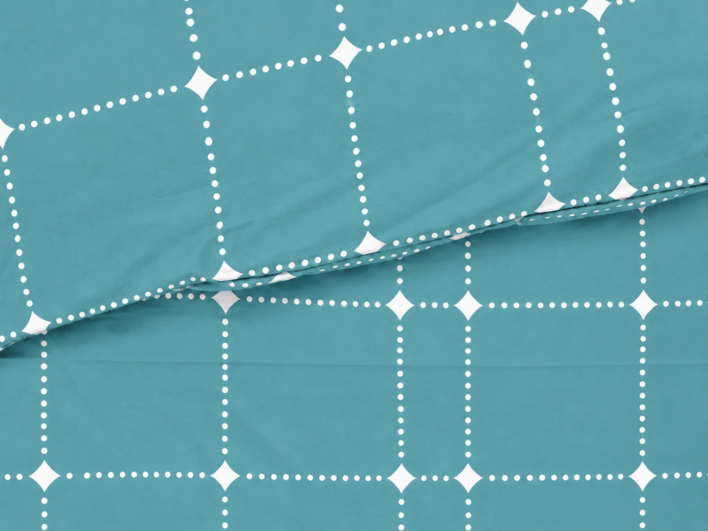 Povlečení BAVLNA 140x200 Exkluziv - Azure Grid