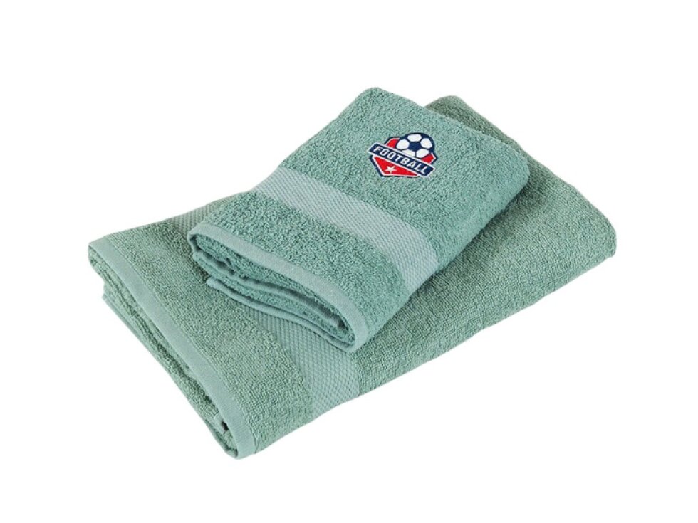 Dárkový set ručník a osuška 50x90+70x140 froté s výšivkou - Football