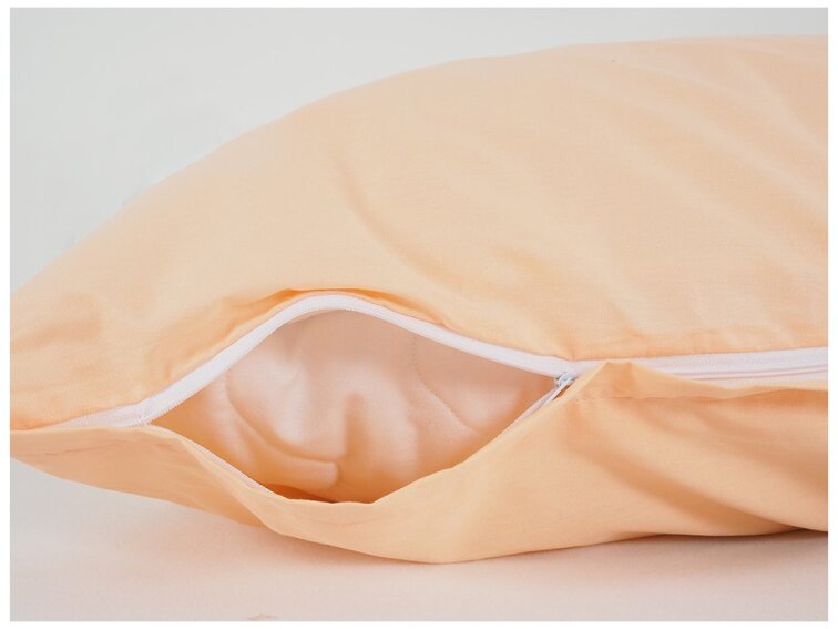 Povlak na visco polštář bavlna popelín 45x75 cm - meruňková