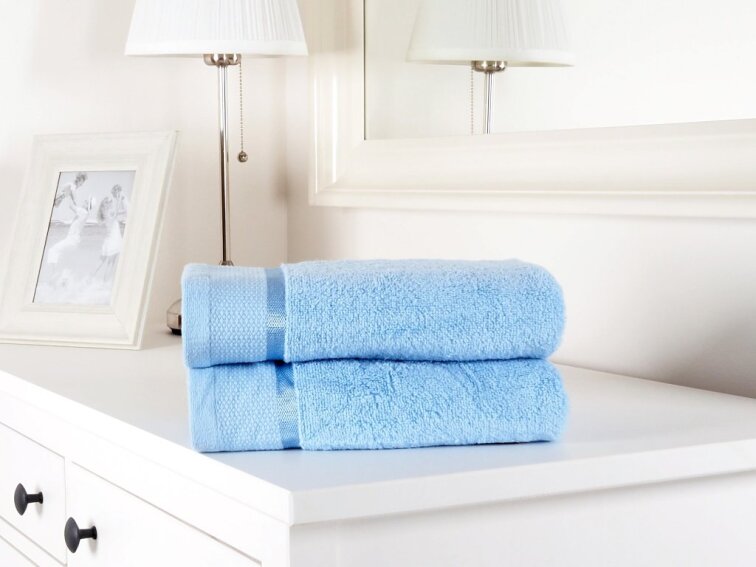 Ručník froté FLUFFY 50x100 - Světle modrý