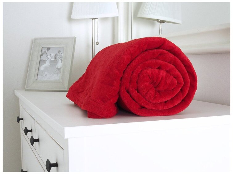 Deka mikroflanel EXCLUSIVE 150x200 - Dark red