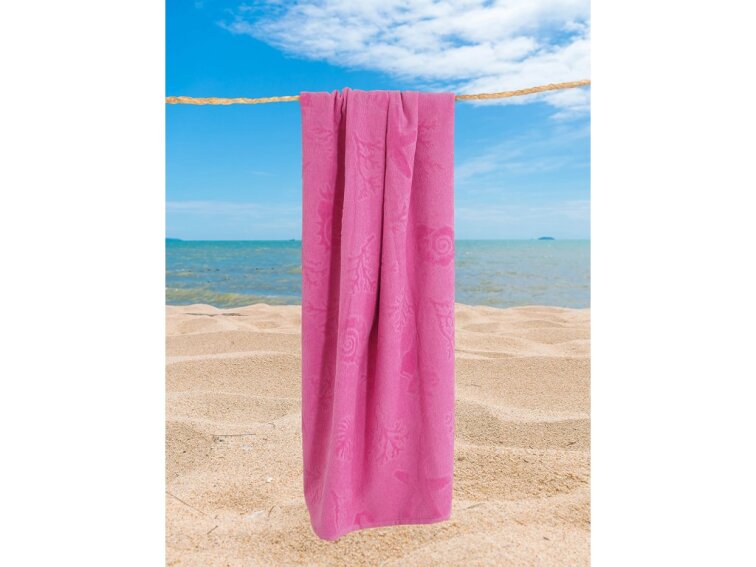 Plážová osuška velur 70 x 140 cm - Moře (K-19051)