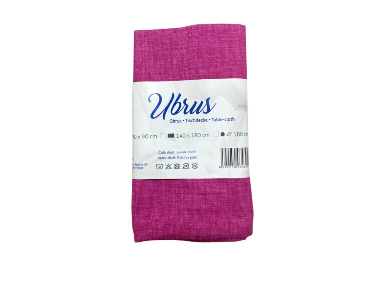 Ubrus DEKOTEX - růžový