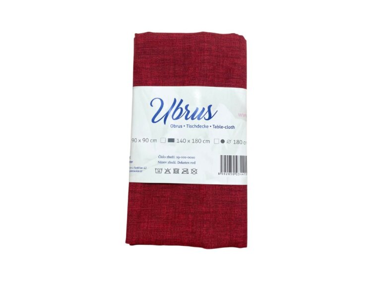 Ubrus DEKOTEX - červený