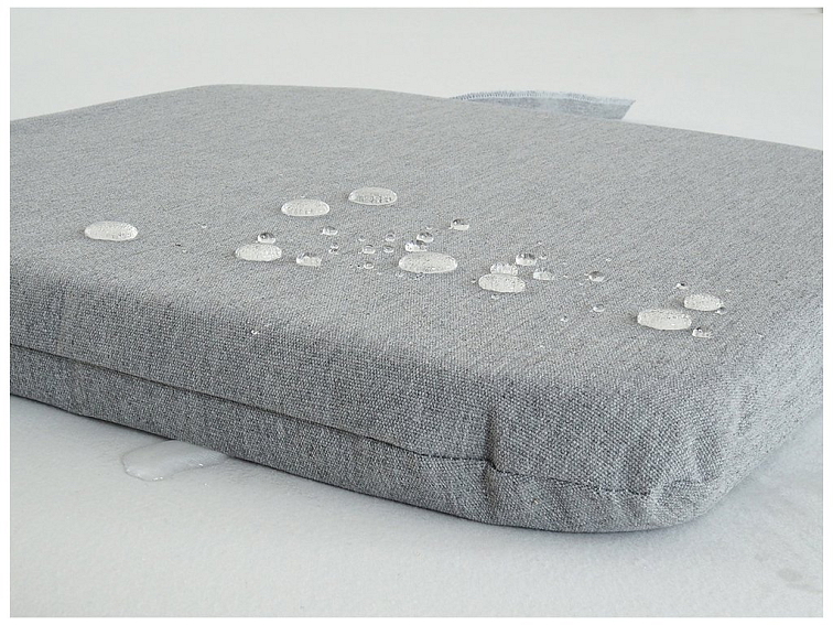 Sedák SUNSOL 40x40 se šňůrkami, ZIP - šedá