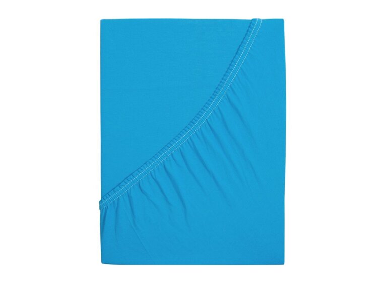 Prostěradlo JERSEY dětské - Modrý tyrkys