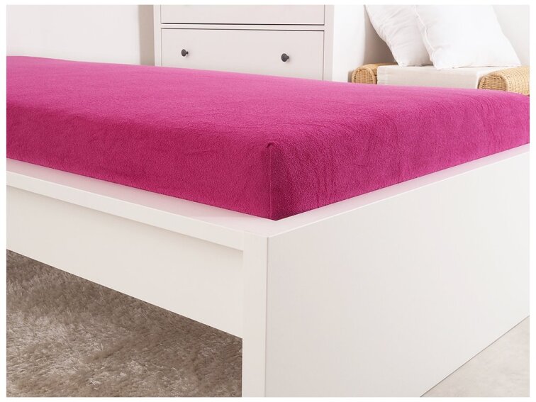 Prostěradlo Froté IDEAL - Fuchsiová