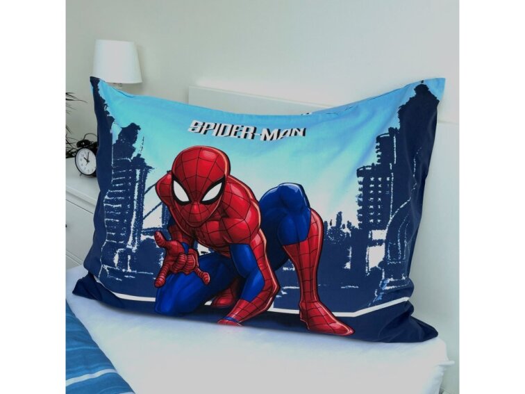 Bavlněné povlečení 140x200 + 70x90 cm - Spider-man Blue 04