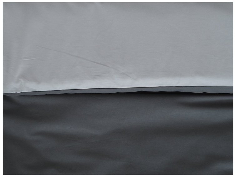 Povlečení BAVLNA Double face hotelový uzávěr - Antracit/Šedá