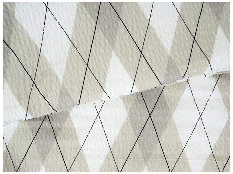 Povlečení KREP 140x200 TOP CLASS - Silver Aria