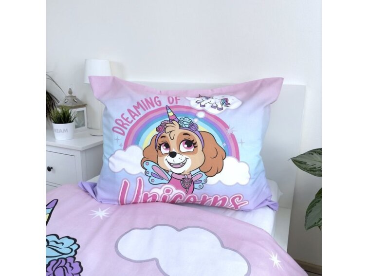 Bavlněné povlečení 140x200 + 70x90 cm - Tlapková patrola "PP354"