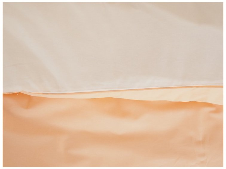 Povlečení BAVLNA Double face hotelový uzávěr - Meruňková/Popelavá