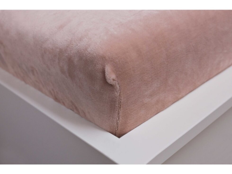 Mikroflanelové prostěradlo EXCLUSIVE - kávová