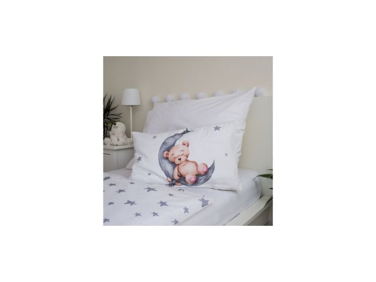 Bavlněné povlečení do postýlky 135x100 + 40x60 - Medvídek 02 baby