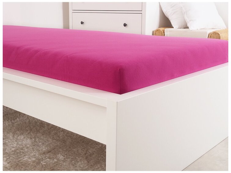 Prostěradlo JERSEY dětské - Fuchsiová