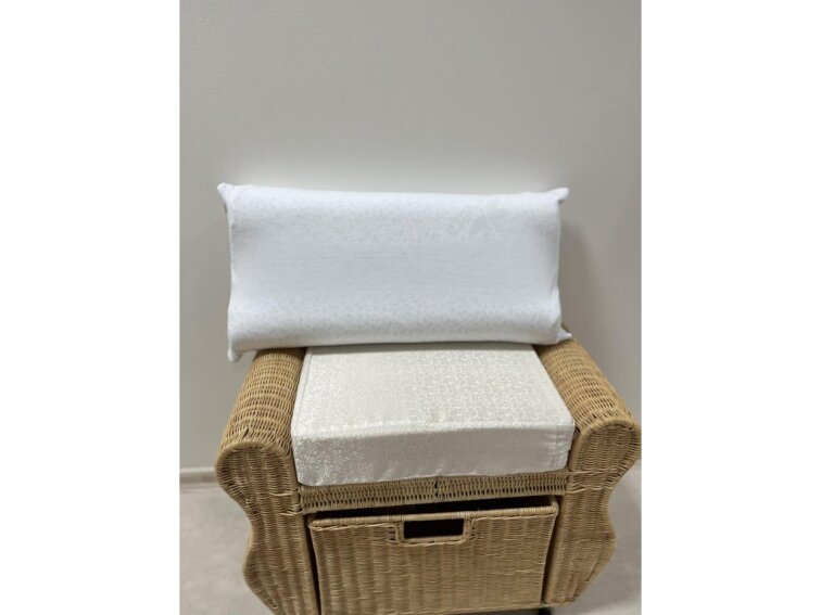 Povlak Jersey na visco polštář 45x75 cm - bílá