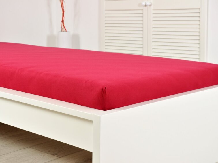 Prostěradlo JERSEY dětské - Vínová