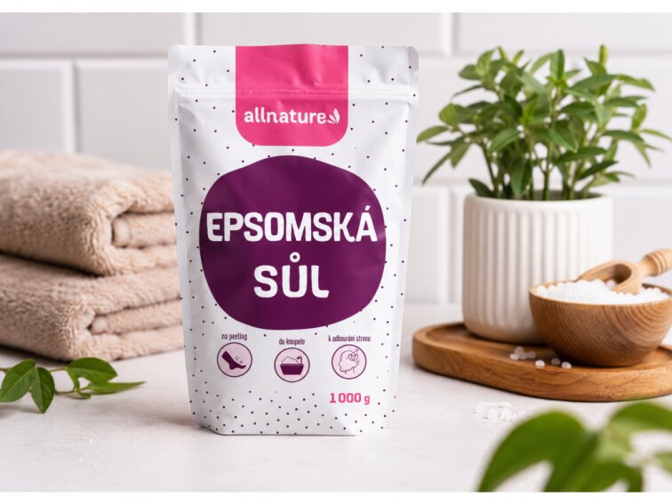 Allnature Epsomská sůl 1000 g