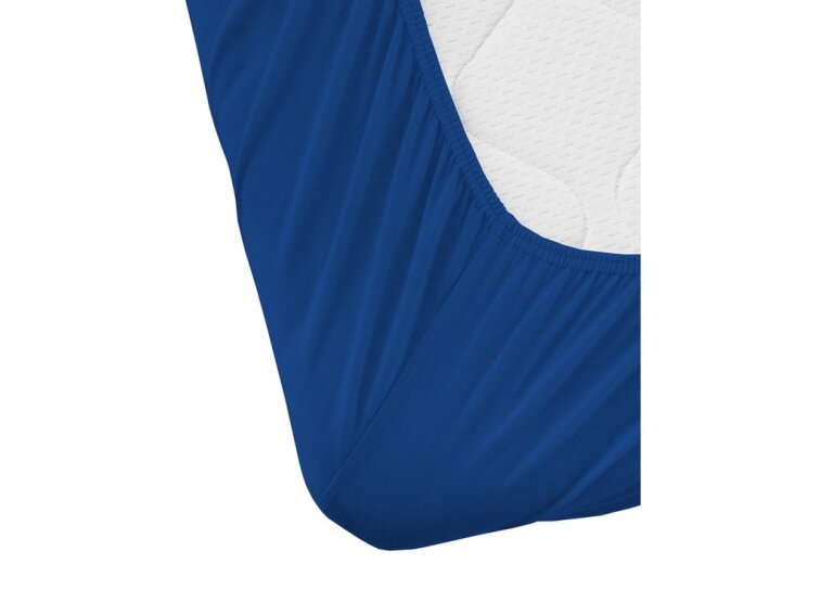 Prostěradlo Jersey bavlna IDEAL - Královská modř