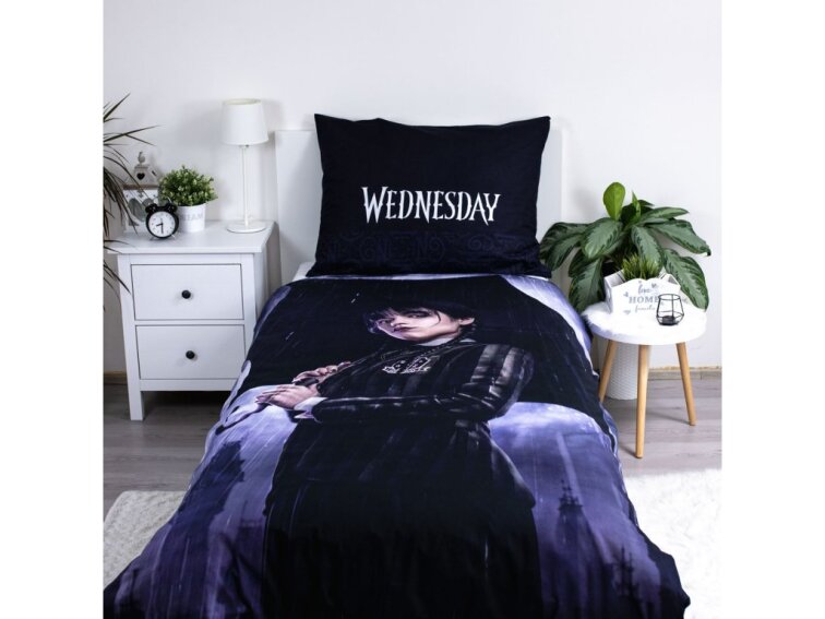 Povlečení Licenční 140x200+70x90 - Wednesday "Rain"