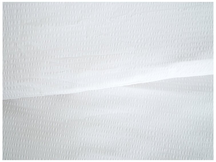 Povlečení jednobarevný KREP Hotel kapsa 140x200+70x90 - bílá