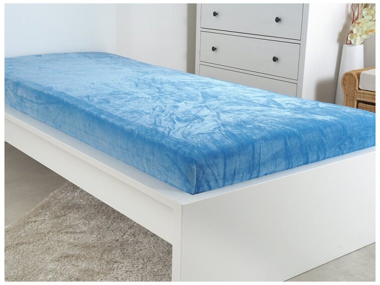 Mikroflanelové prostěradlo EXCLUSIVE - Modré